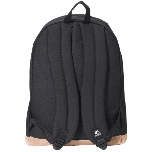 Everest Suede Bottom Backpack - Black Perspective: back