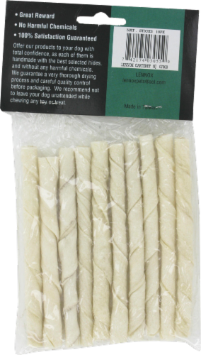 Bravo Natural Rawhide Sticks Perspective: back