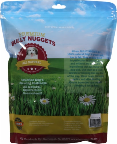 Lennox Premium Bully Nuggets Dog Treats Perspective: back