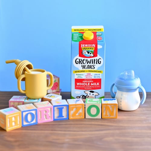 Horizon Organic Growing Years Whole Milk Perspective: back