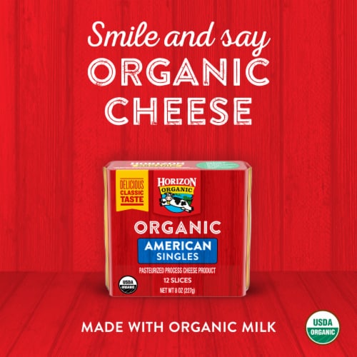 Horizon Organic® American Cheese Singles Perspective: back