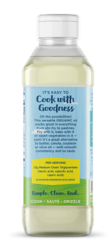 Carrington Farms Coconut Cooking Oil Perspective: back