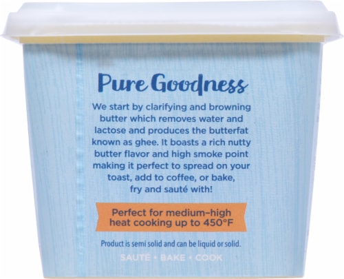 Carrington Farms Organic Grass Fed Ghee Clarified Butter Perspective: back
