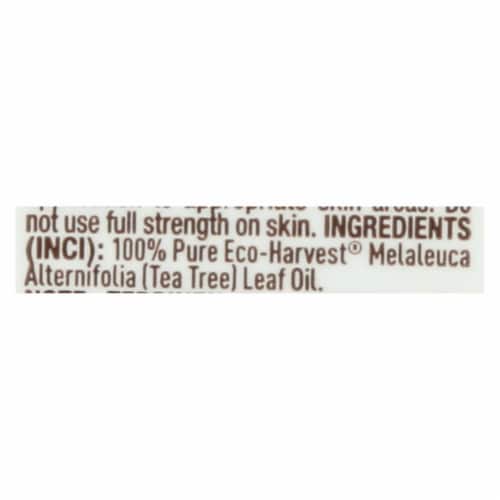 Desert Essence - Eco Harvest Tea Tree Oil - .5 oz. Perspective: back