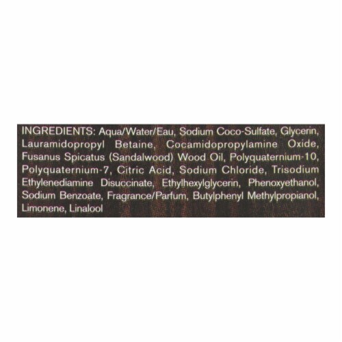 Every Man Jack Body Wash Sandalwood - Case of 16.9 - 16.9 fl oz. Perspective: back