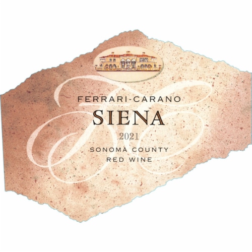 Ferrari Carano Siena Tuscany Sangiovese California Red Wine Perspective: back