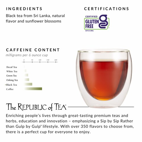 Mango Ceylon Black Tea Bags Perspective: back