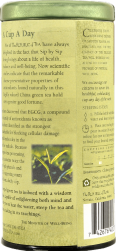 The Republic of Tea Daily Green Tea Perspective: back