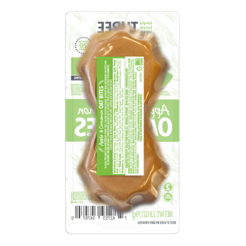 Three Bridges™ Apple & Cinnamon Oat Bites Perspective: back