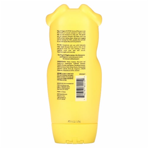 Wags Wiggles Soothe Oatmeal Shampoo Warm Vanilla 16 fl oz 473 ml 16 fl oz QFC