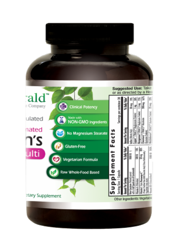 Emerald™ Labs 1-Daily Women's Multi Vegetable Capsules Perspective: back