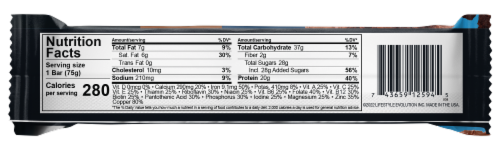 Promax Double Fudge Brownie Protein Bars Perspective: back