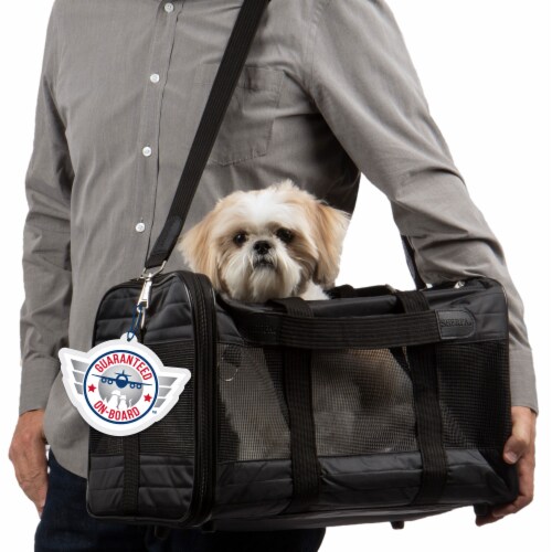 Sherpa on Wheels Pet Carrier - Black (Large)