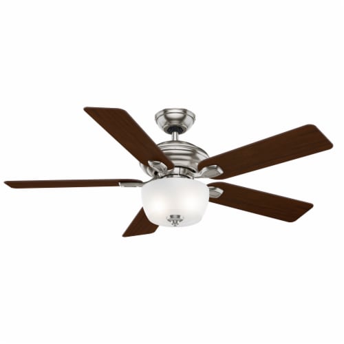 Casablanca Utopian Antique 52 Inch Indoor Ceiling Fan w/ Light & Wall Control