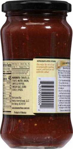 Casa Martinez Fajita Cooking Sauce Perspective: back