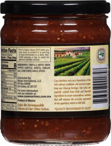 Casa Martinez® Chipotle Salsa Perspective: back