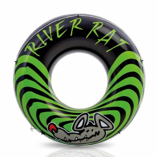 2-Pack Intex River Rat 48-Inch Inflatable Tubes For Lake/Pool/River | 2 x 68209E Perspective: back