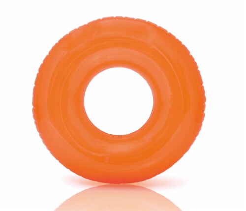 Intex Transparent Inflatable Swimming Pool Tube Raft, Colors May Vary (3-Pack) Perspective: back