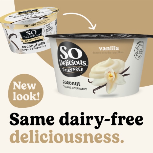 SO Delicious® Vanilla Dairy Free Coconut Milk Yogurt Cup Perspective: back
