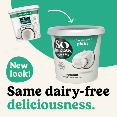 SO Delicious® Dairy Free Unsweetened Coconutmilk Yogurt Alternative Perspective: back