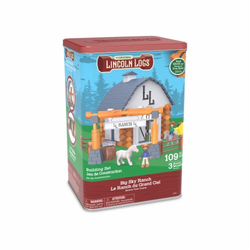 Lincoln Logs™ Big Sky Ranch Building Set Perspective: back