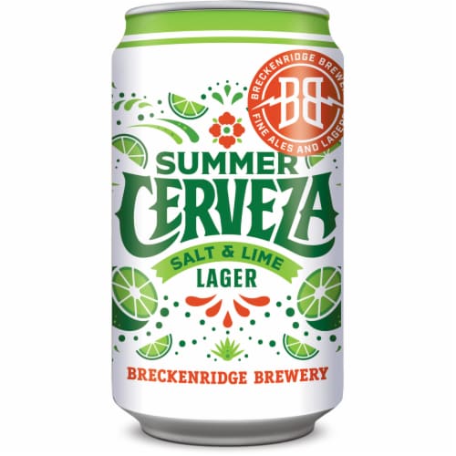 Breckenridge Brewery Summer Cerveza Salt & Lime Lager Perspective: back
