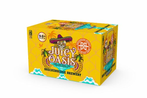Breckenridge Brewery Juicy Oasis Fruited Hazy IPA Perspective: back