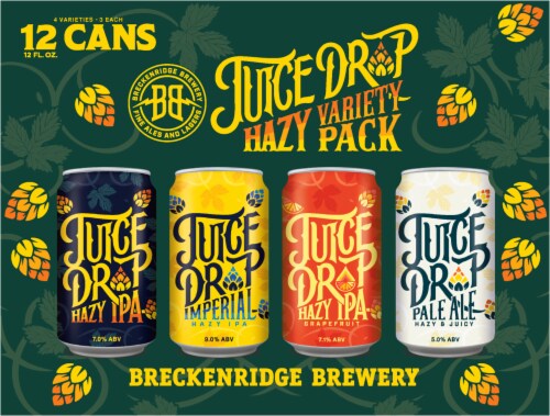 Breckenridge Brewery Juice Drop Variety Pack Hazy IPA Perspective: back