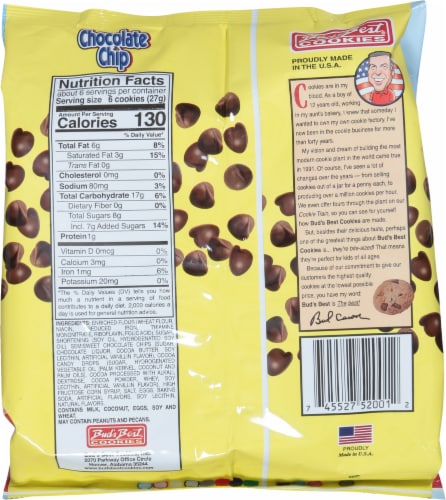 Bud's Best® Mini Chocolate Chip Cookies Perspective: back