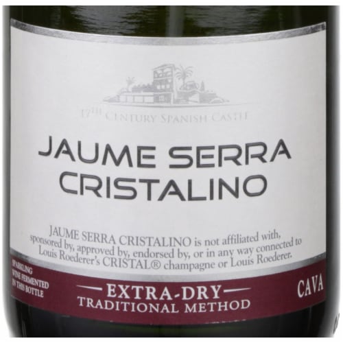Jaume Serra Brut Cristalino Spain Sparkling Wine Perspective: back