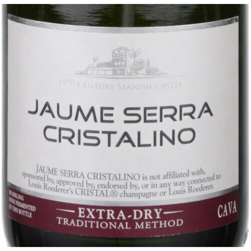Jaume Serra Brut Cristalino Spain Sparkling Wine Perspective: back