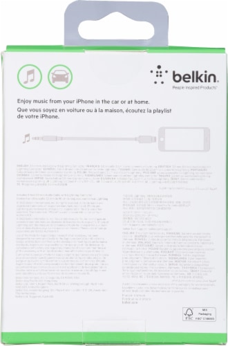 Belkin Audio Cable with Lightning Connector Perspective: back