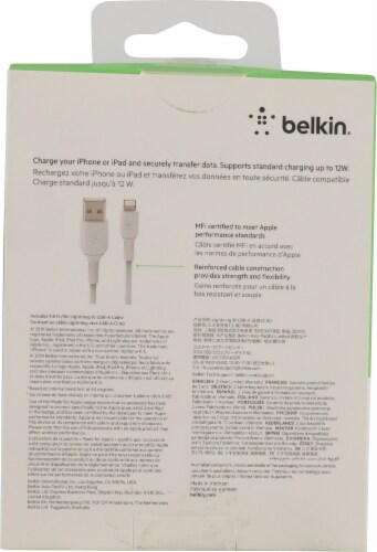 Belkin White Lightning to USB Cable Perspective: back