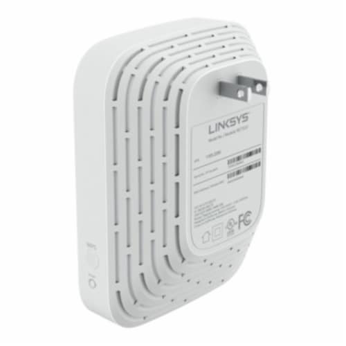 Linksys Wifi Dual Band Range Extender - White Perspective: back