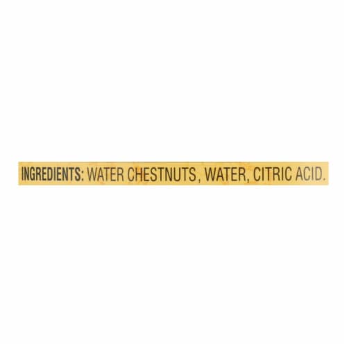 Reese Water Chestnuts - Sliced - Case of 24 - 8 oz. Perspective: back