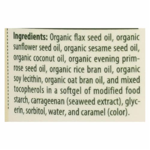 Flora Inc - Udo's Oil 369 Blend - EA of 1-90 SGEL Perspective: back