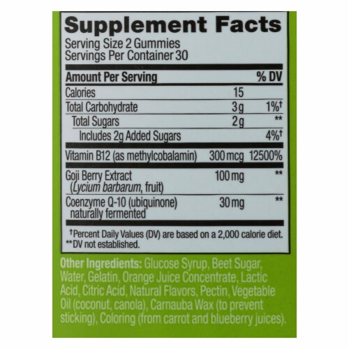 Olly - Daily Energy Gummy Tropic - 60 CT Perspective: back