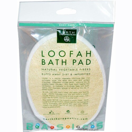 Earth Therapeutics Loofah Bath Pad - 1 Pad Perspective: back