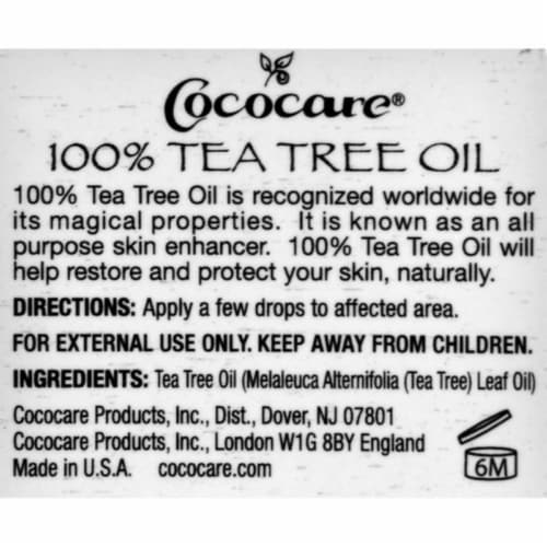 Cococare Tea Tree Oil - 1 fl oz Perspective: back