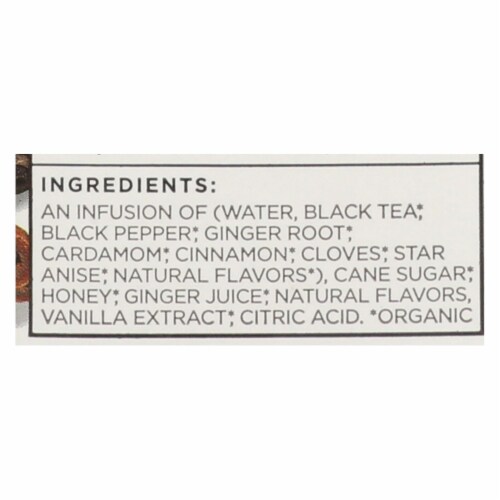 Tazo Tea Organic Tea - Chai Latte - Case of 6 - 32 fl oz. Perspective: back