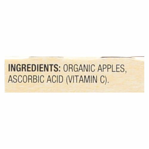 Santa Cruz Organic Apple Sauce - Case of 12 - 4 oz. Perspective: back
