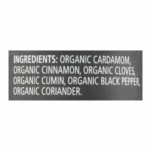 Frontier Natural Products Coop - Seasn Garam Masala - 1 Each 1-1.79 oz. Perspective: back