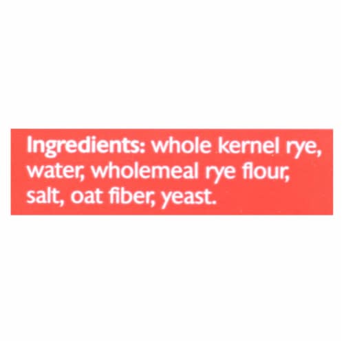 Mestemacher Bread Bread - Rye - Whole - 17.6 oz - case of 12 Perspective: back