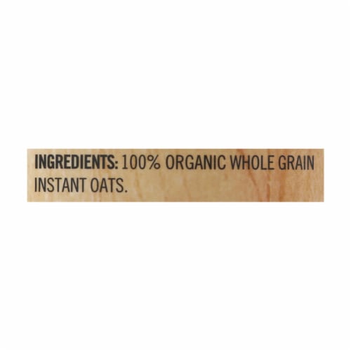 Woodstock Organic Instant Oatmeal - Case of 12 - 16 oz. Perspective: back