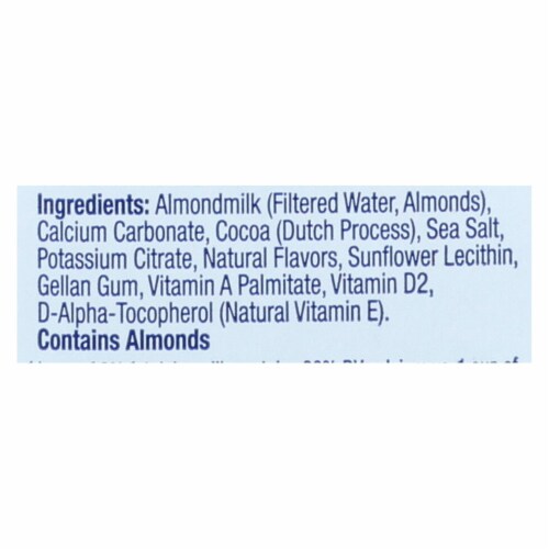 Almond Breeze - Almond Milk - Unsweetened Chocolate - Case of 12 - 32 fl oz. Perspective: back