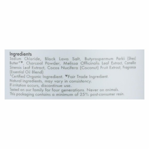 Shea Moisture - Bath Salt Green Coconut Charcoal - 1 Each - 10.5 oz. Perspective: back