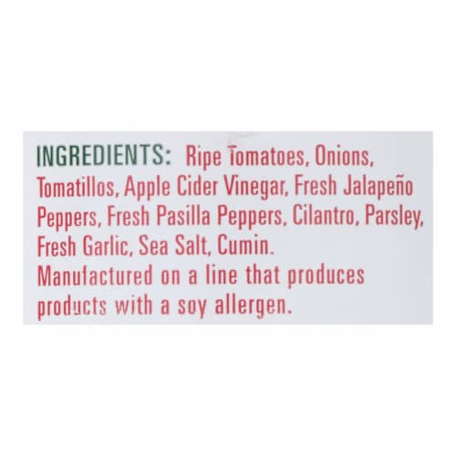 Green Mountain Gringo Medium Salsa - Case of 12 - 16 oz. Perspective: back