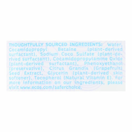 ECOS Hand Soap - Free And Clear - Case of 6 - 32 fl oz. Perspective: back