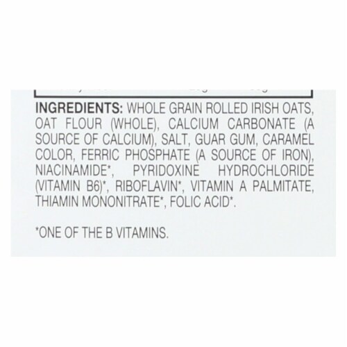 McCann's Irish Oatmeal Instant Oatmeal Regular - Case of 12 - 11.85 oz. Perspective: back