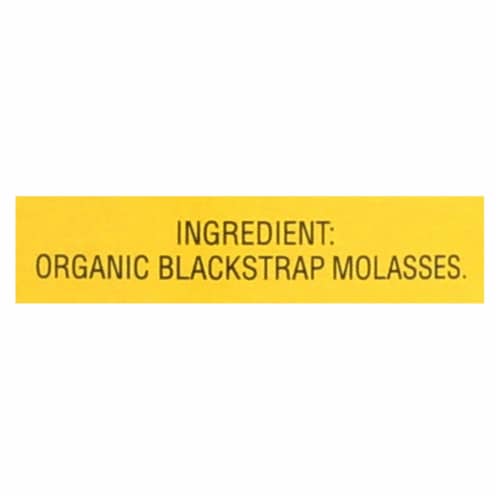 Plantation Organic Blackstrap Molasses Syrup - Case of 12 - 15 oz. Perspective: back